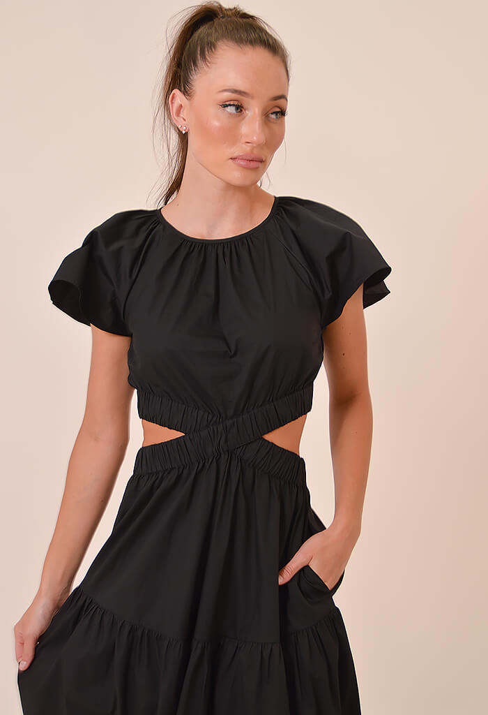 Allegra Cutout Midi Dress