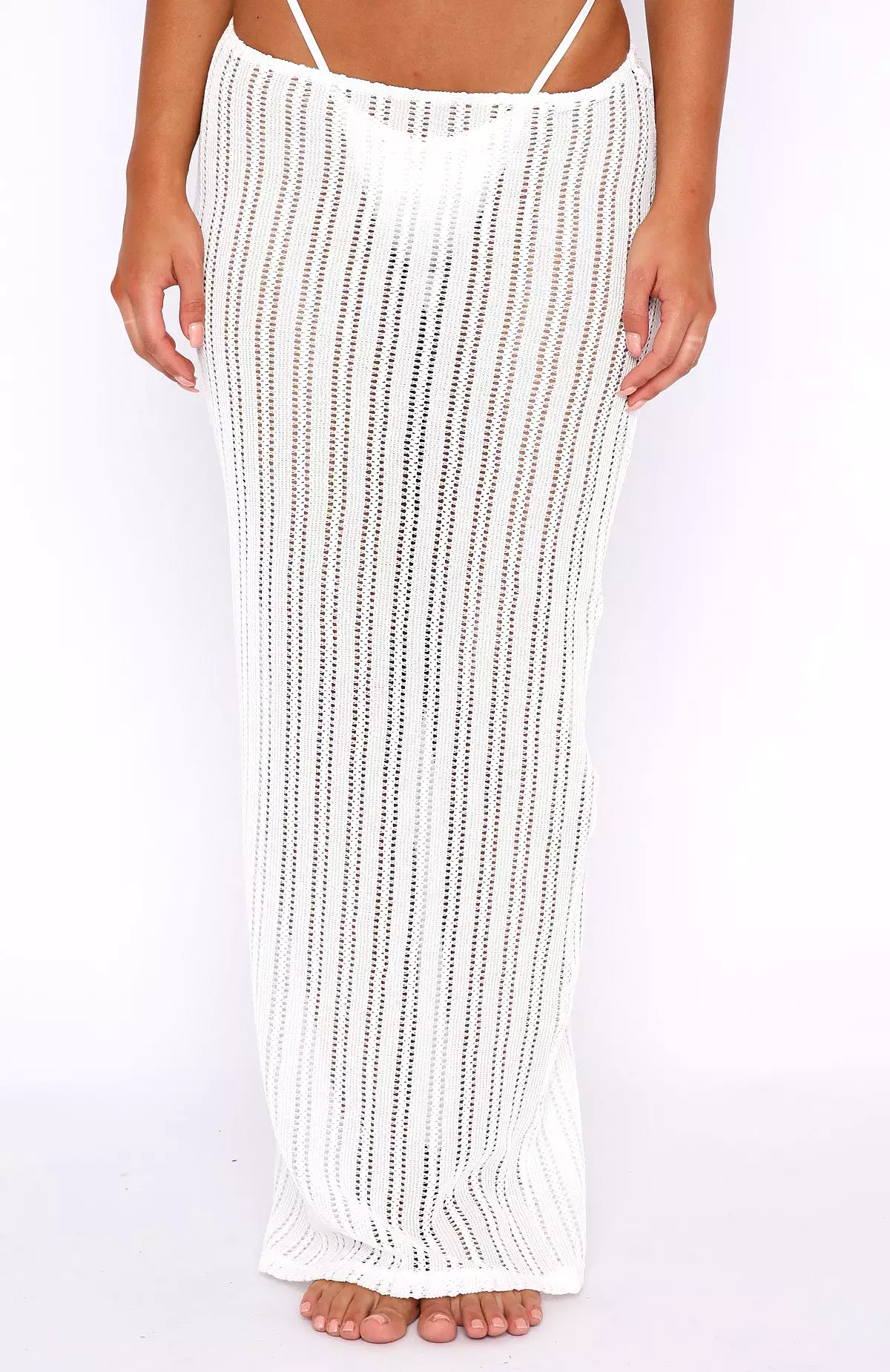 Bittersweet Maxi Skirt White