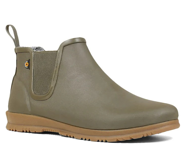 Bogs Womens Winter Sweetpea Chelsea Boot- Olive