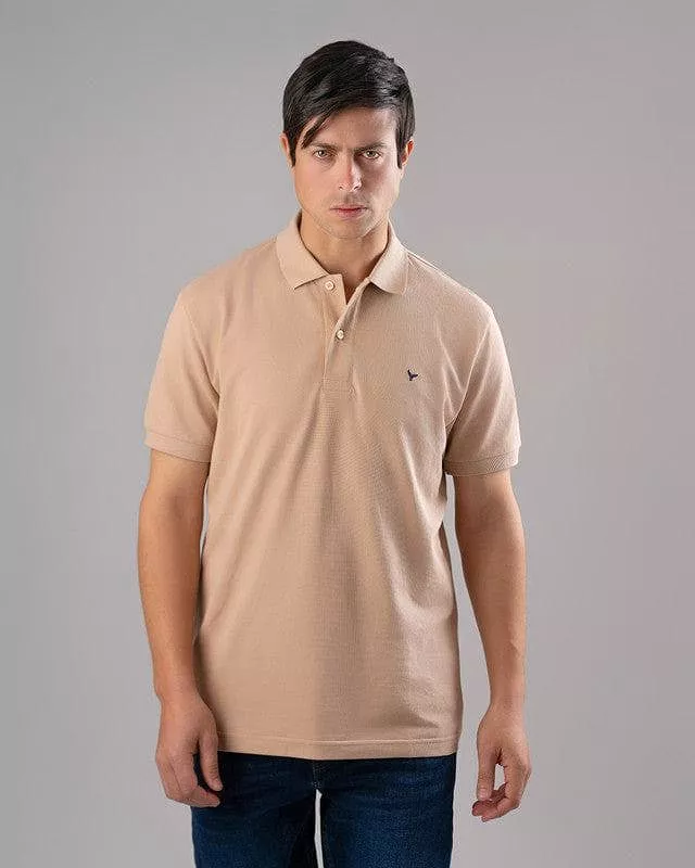 CLASSIC FIT PIQUE POLO SHIRT - CAF