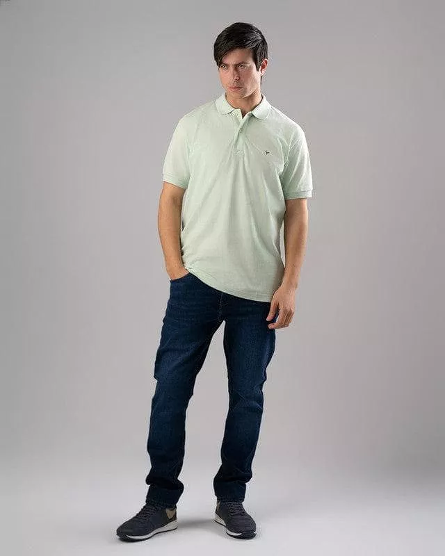 CLASSIC FIT PIQUE POLO SHIRT - MINT