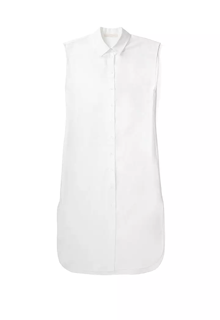 Collection Linen Shirt Dress White