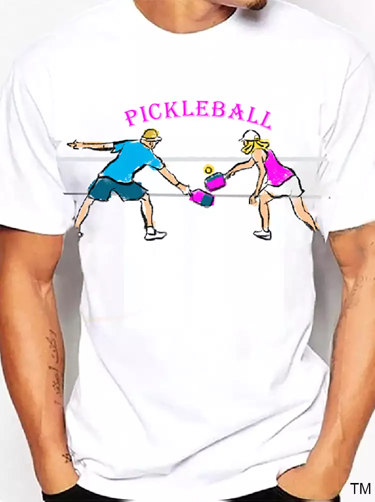 Couple Pickleball Shirts EU Size Quick Dry T Shirt  Men Women Print Original Design Gifts Tshirt