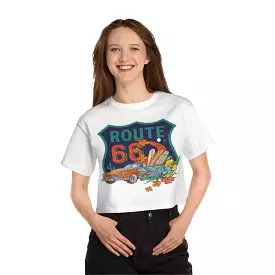 Cruisin Route 66 Cropped T-Shirt