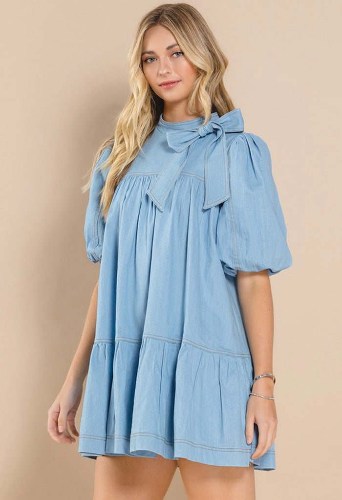 Ellis Denim Mini Dress