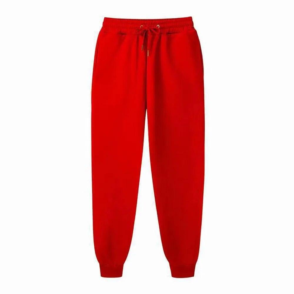 Fleece Drawstring Oversize Sweatpants Men