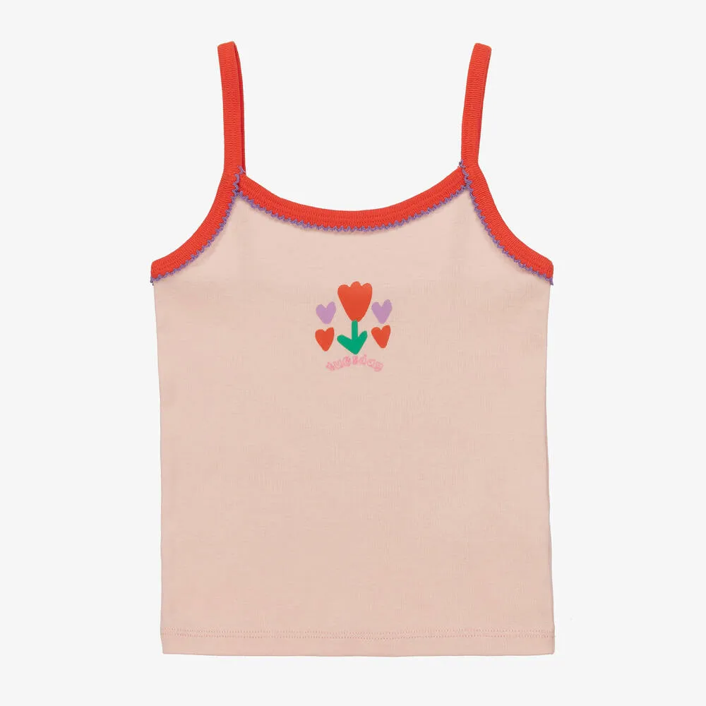 Girls Colourful Cotton Vests (7 Pack)