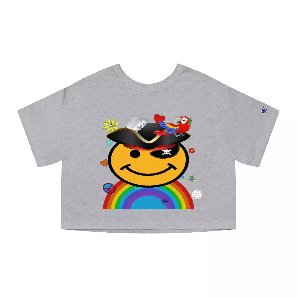 Happy Pirate Cropped T-Shirt