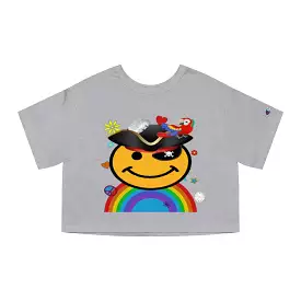 Happy Pirate Cropped T-Shirt