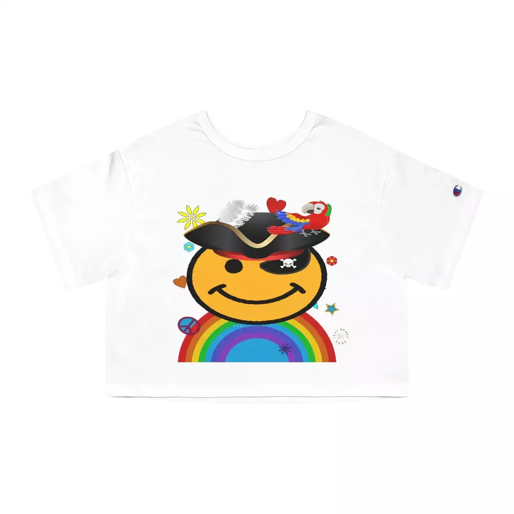 Happy Pirate Cropped T-Shirt