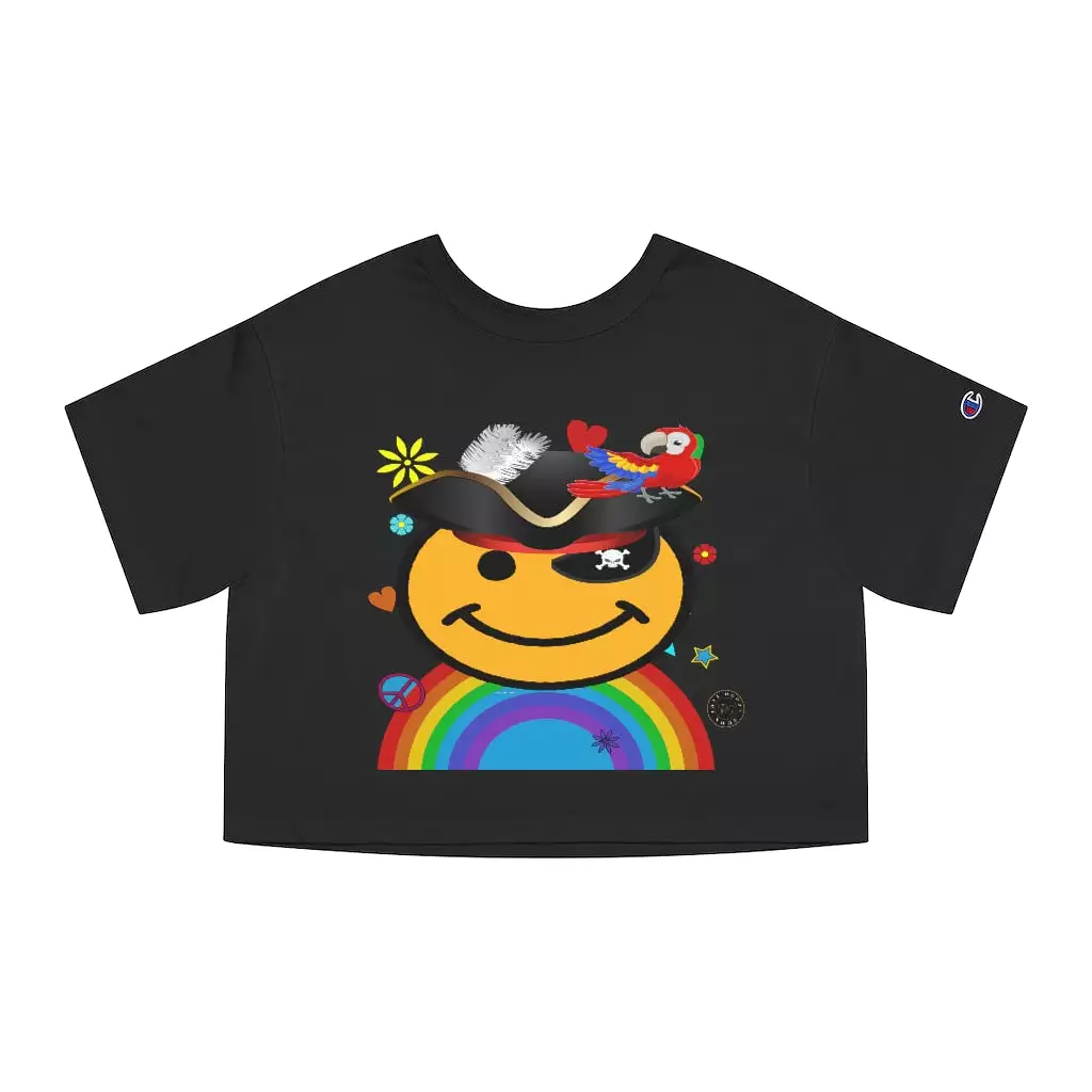 Happy Pirate Cropped T-Shirt