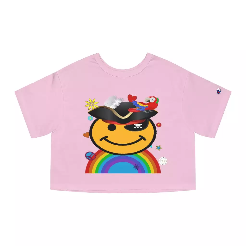 Happy Pirate Cropped T-Shirt