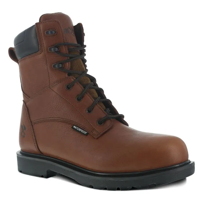 Iron Age Men's 8 Inch Hauler WP CT Brown