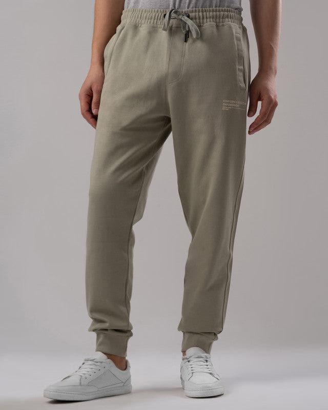 JOGGER WAIST SWEATPANTS  - KHAKI