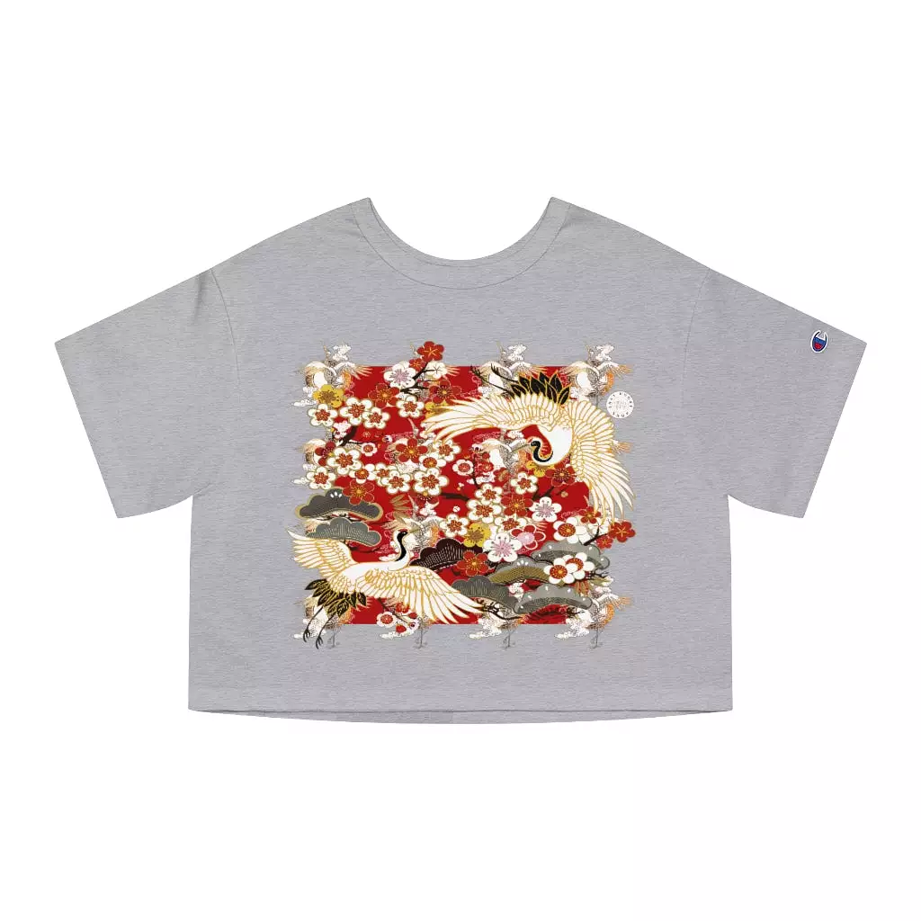 Kenzo Crane Cropped T-Shirt