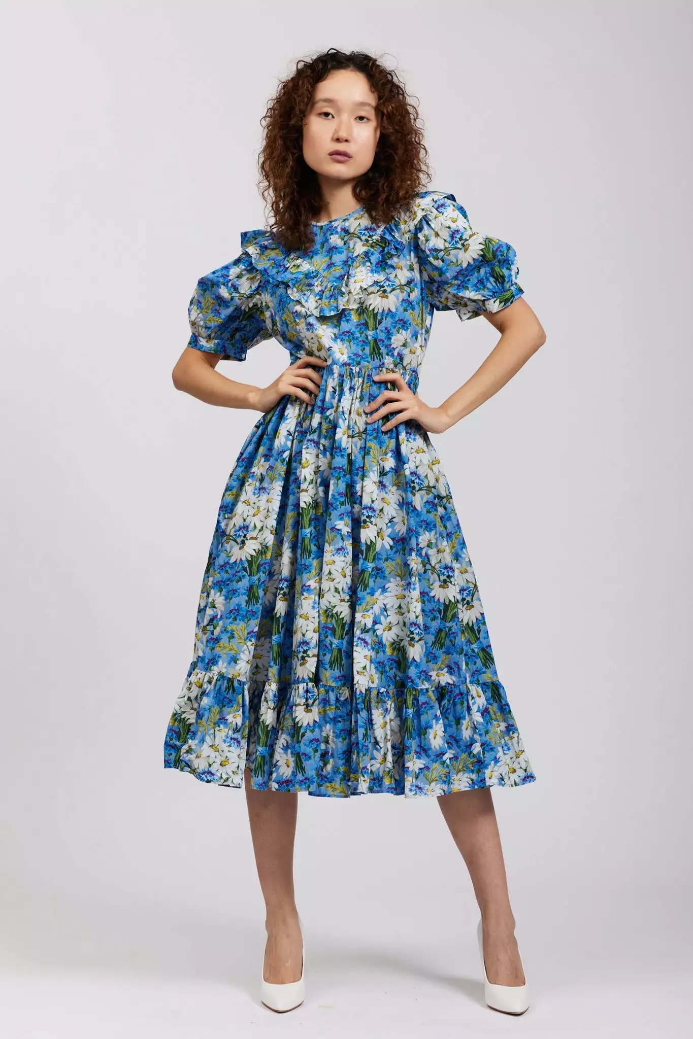 Laura Ashley x Batsheva May Dress in Mirfield