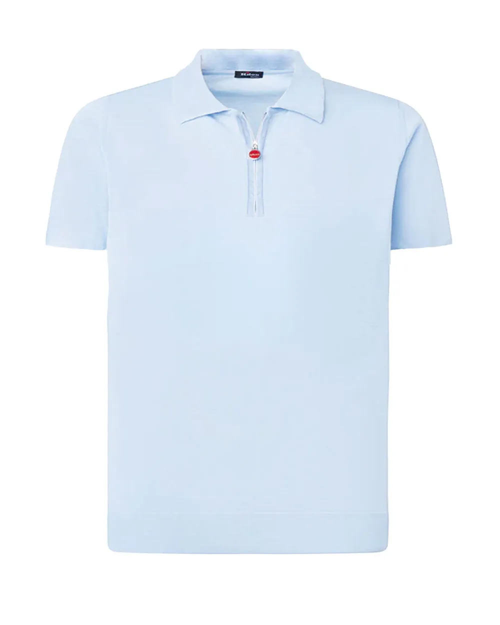 Light Blue Zip Polo