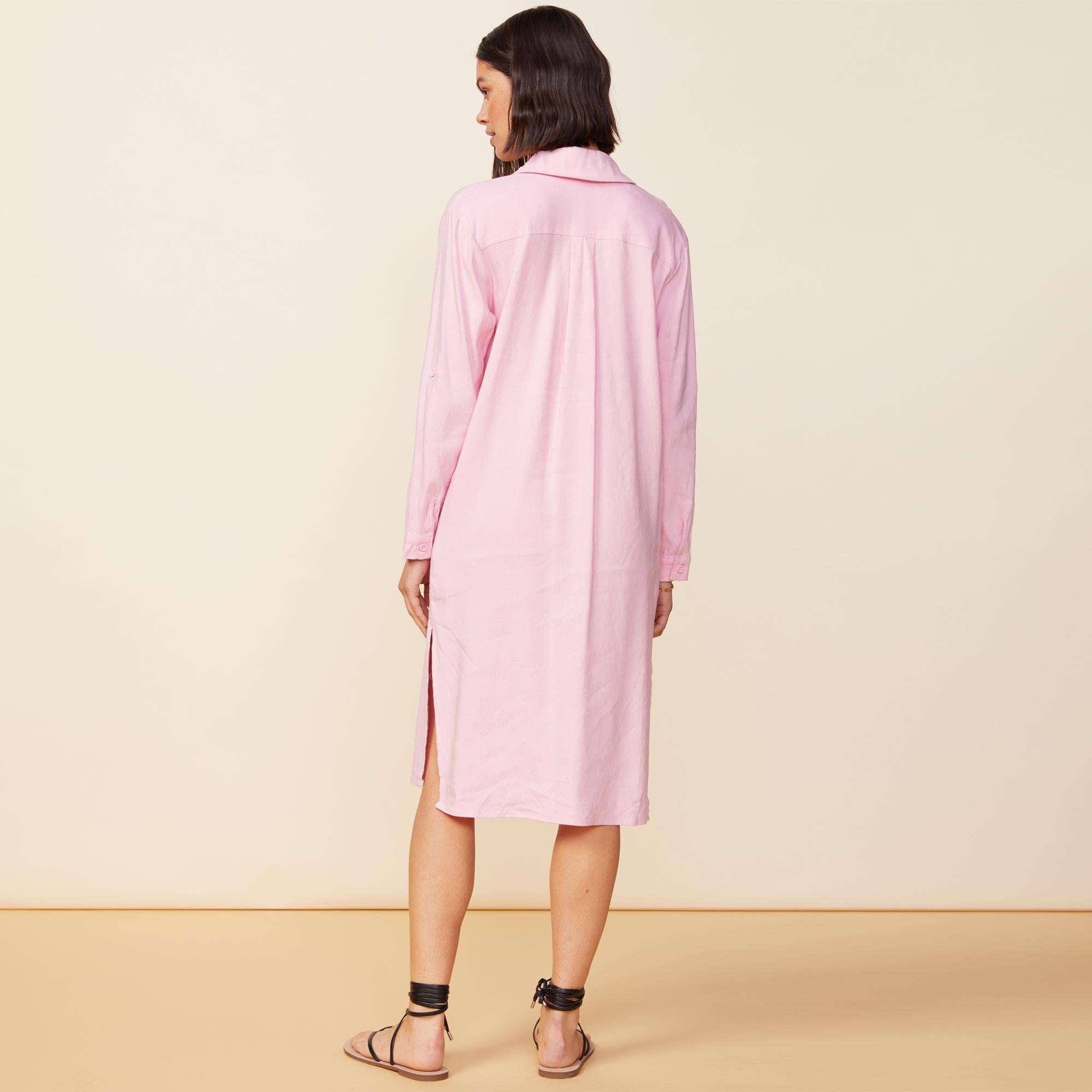 Linen Shirt Dress