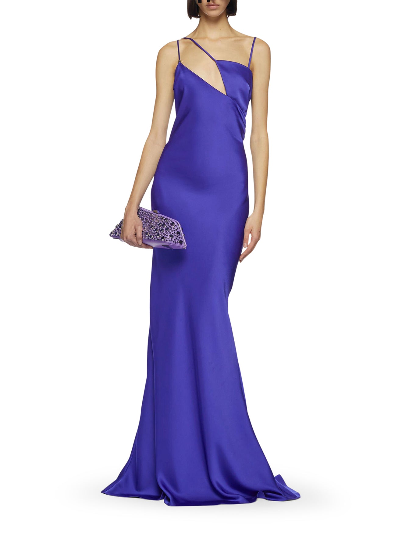 LONG DRESS ``MELVA`` VIVID VIOLET