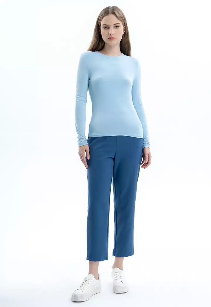 Long Sleeve Basic Solid Top