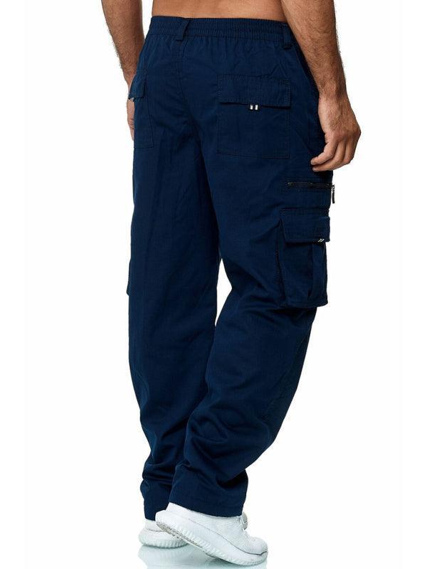 Multi-Pocket Loose Men Cargo Pants