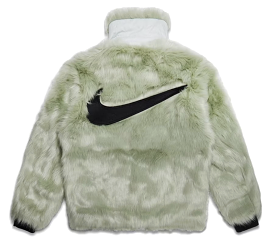 Nike x Ambush Women's Reversible Faux Fur Coat Jade Horizon/Black