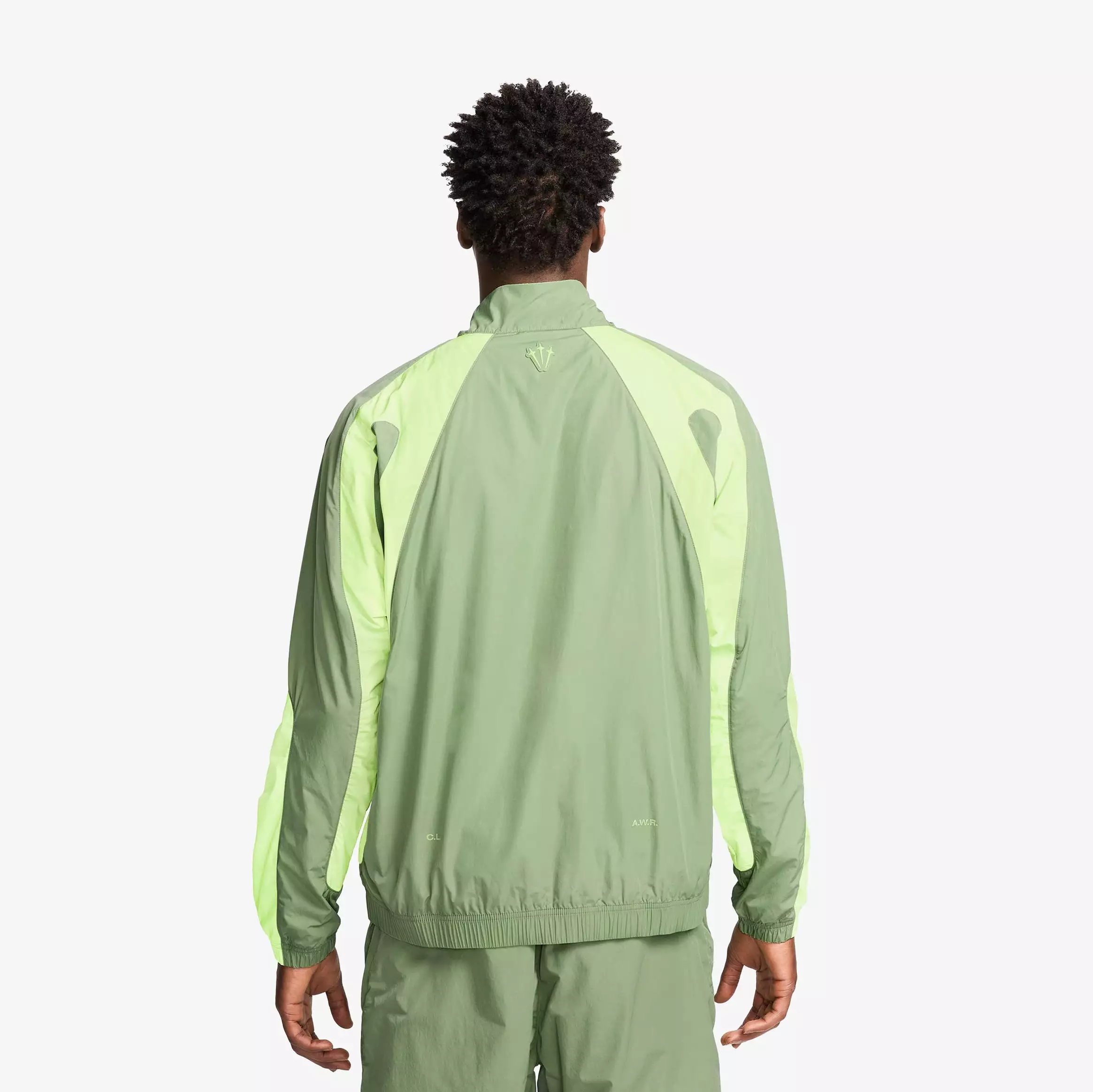 NOCTA Track Mens Jacket (Oil Green/Light Liquid Lime/Light Liquid Lime)