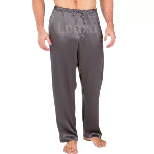 Not Too Easy Men Silk Pajama Pants