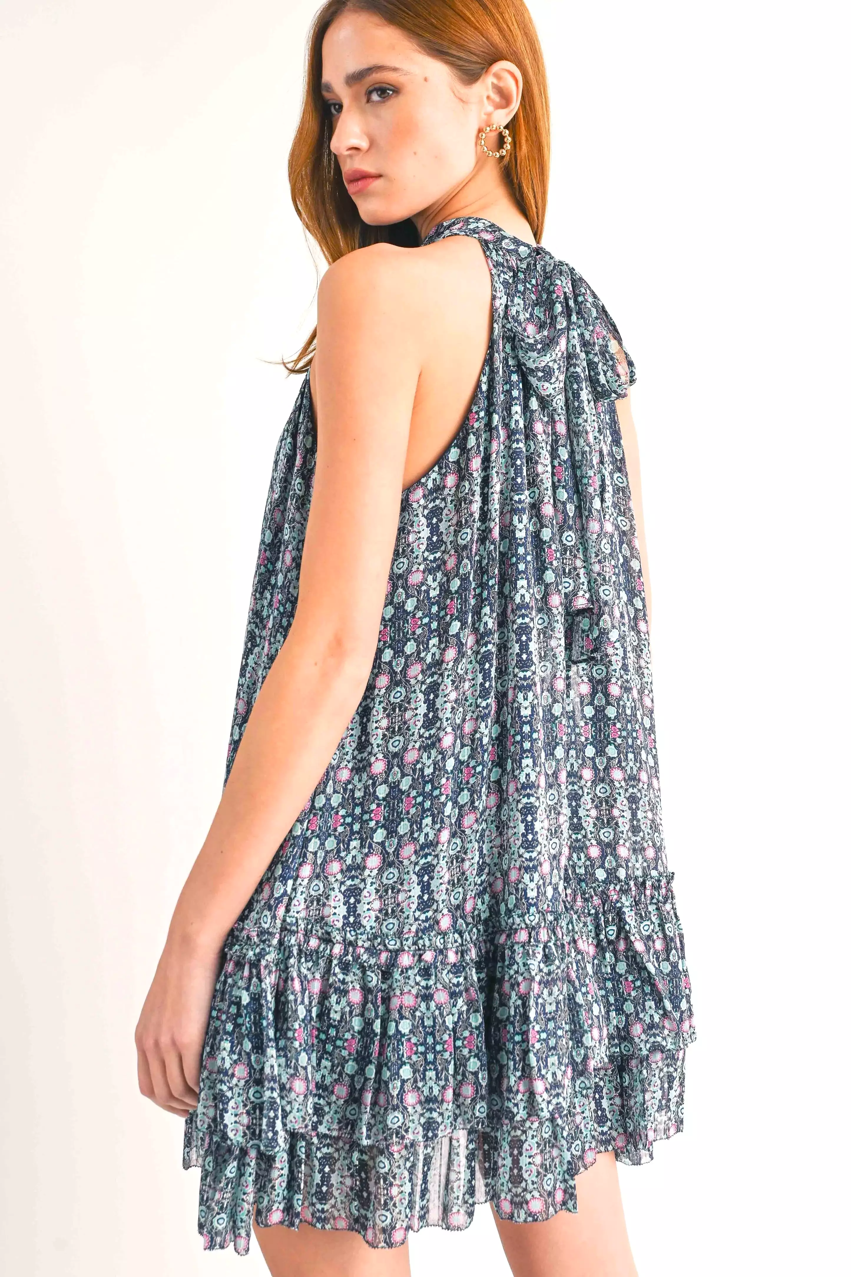 Paisley Halter Dress