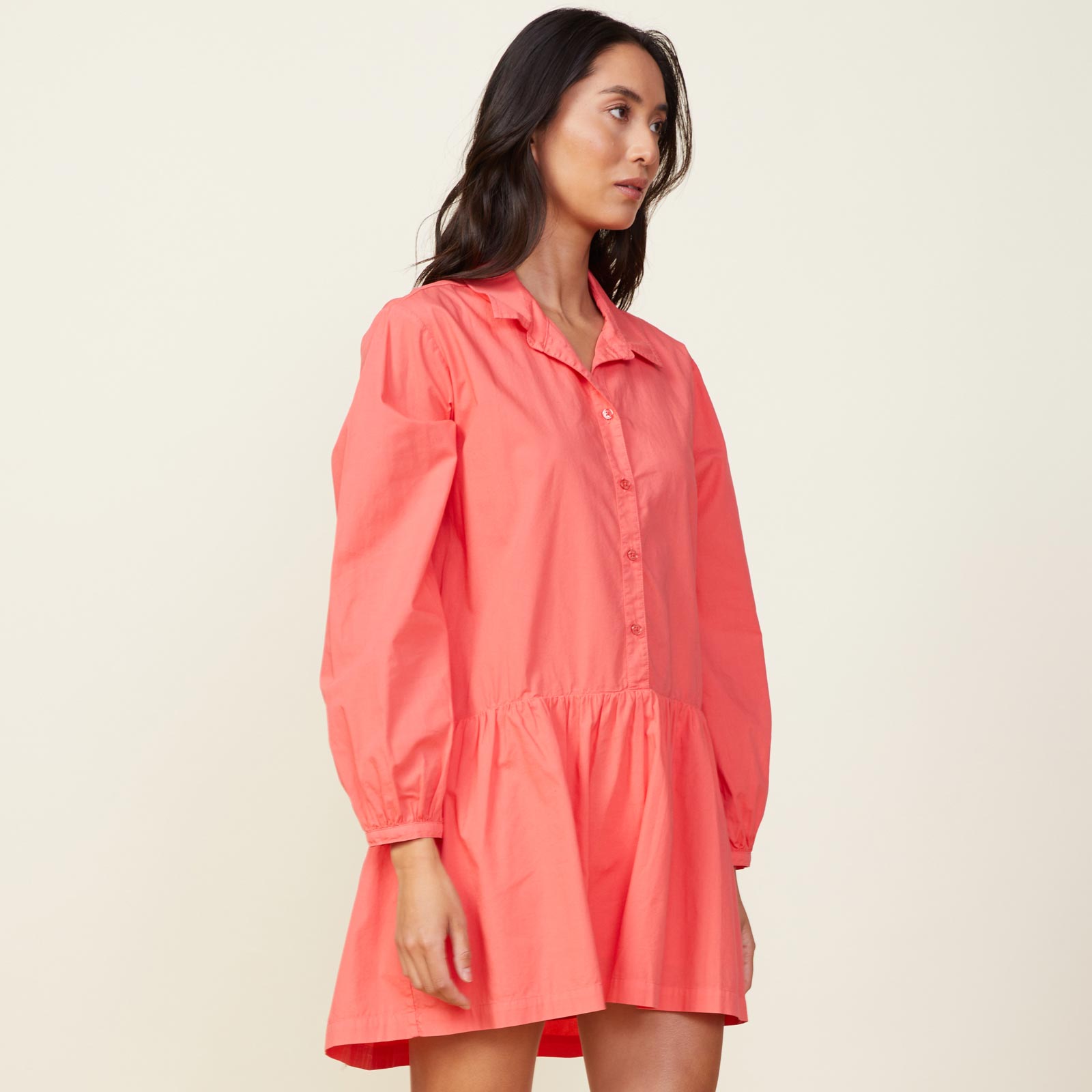 Poplin Easy Shirt Dress