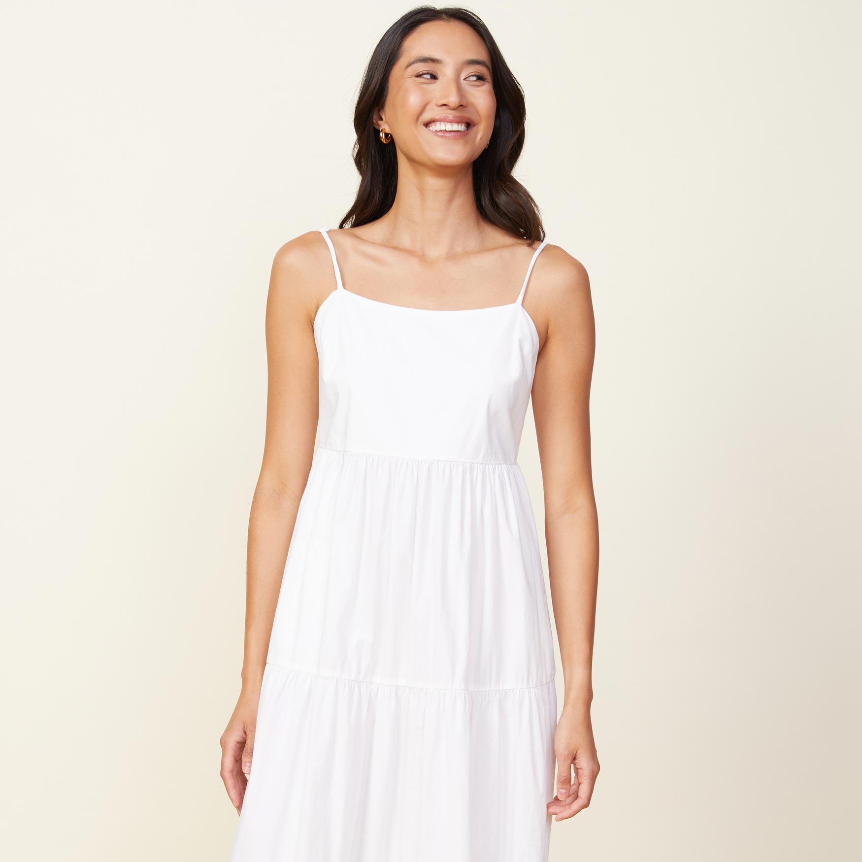 Poplin Maxi Dress