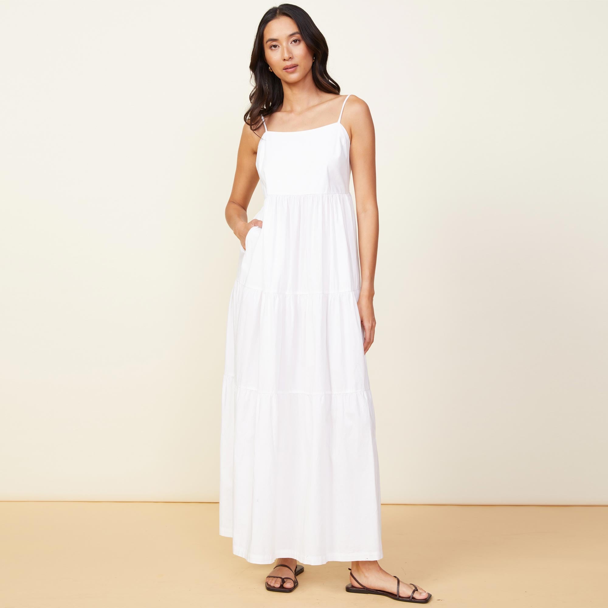 Poplin Maxi Dress