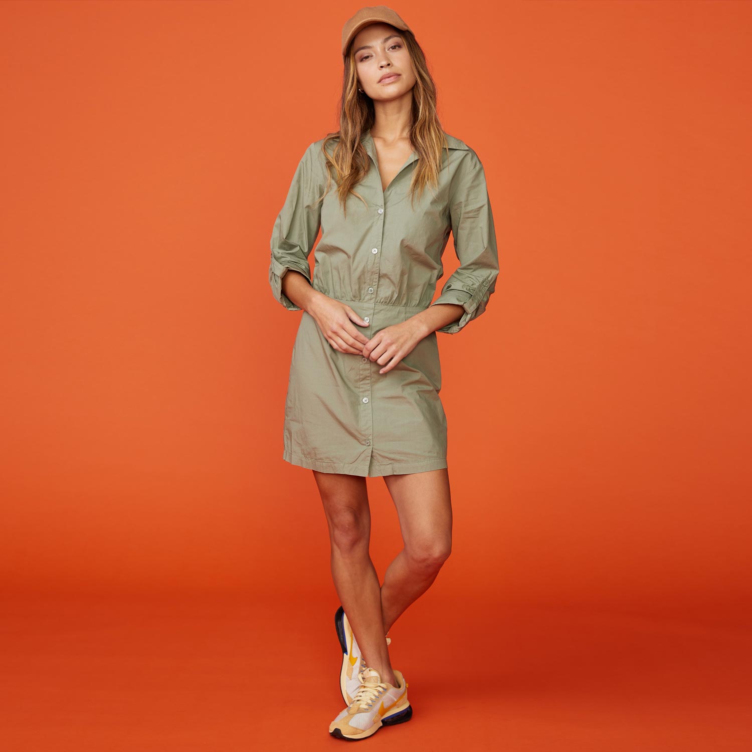 Poplin Shirt Dress