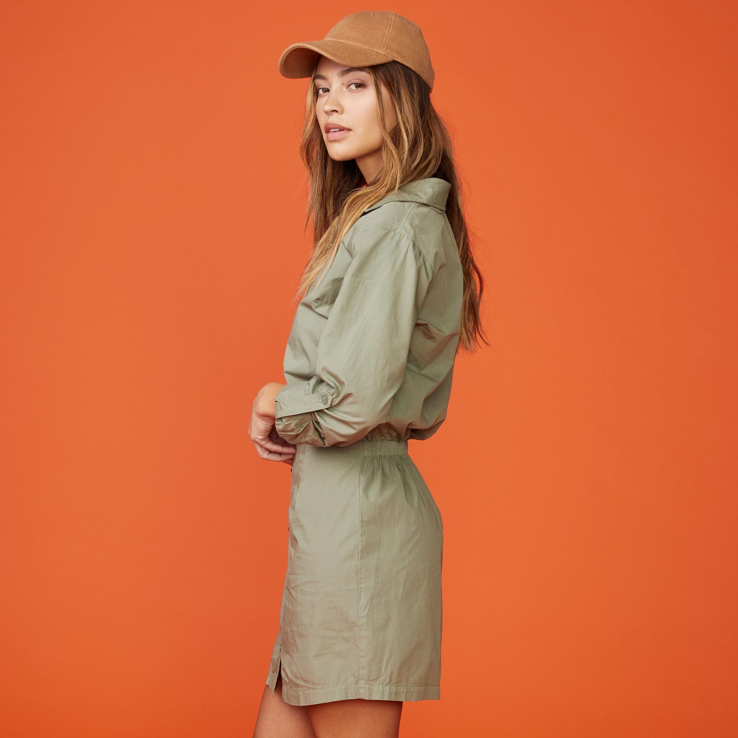 Poplin Shirt Dress