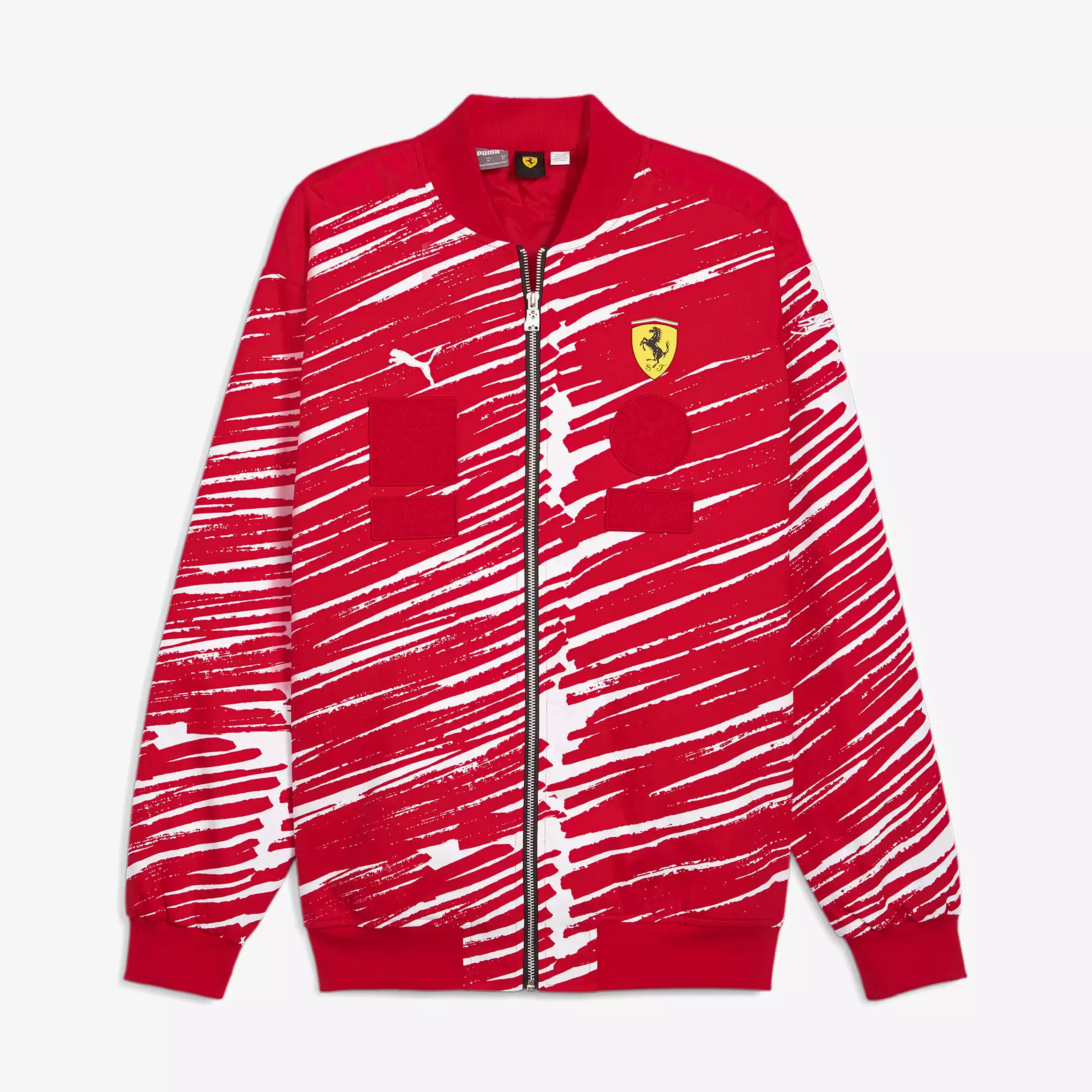 Scuderia Ferrari x Joshua Vides Race Mens Jacket (Red/White)