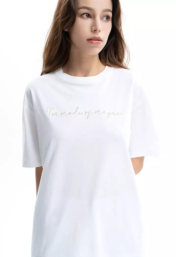 Solid Round Neck T-Shirt