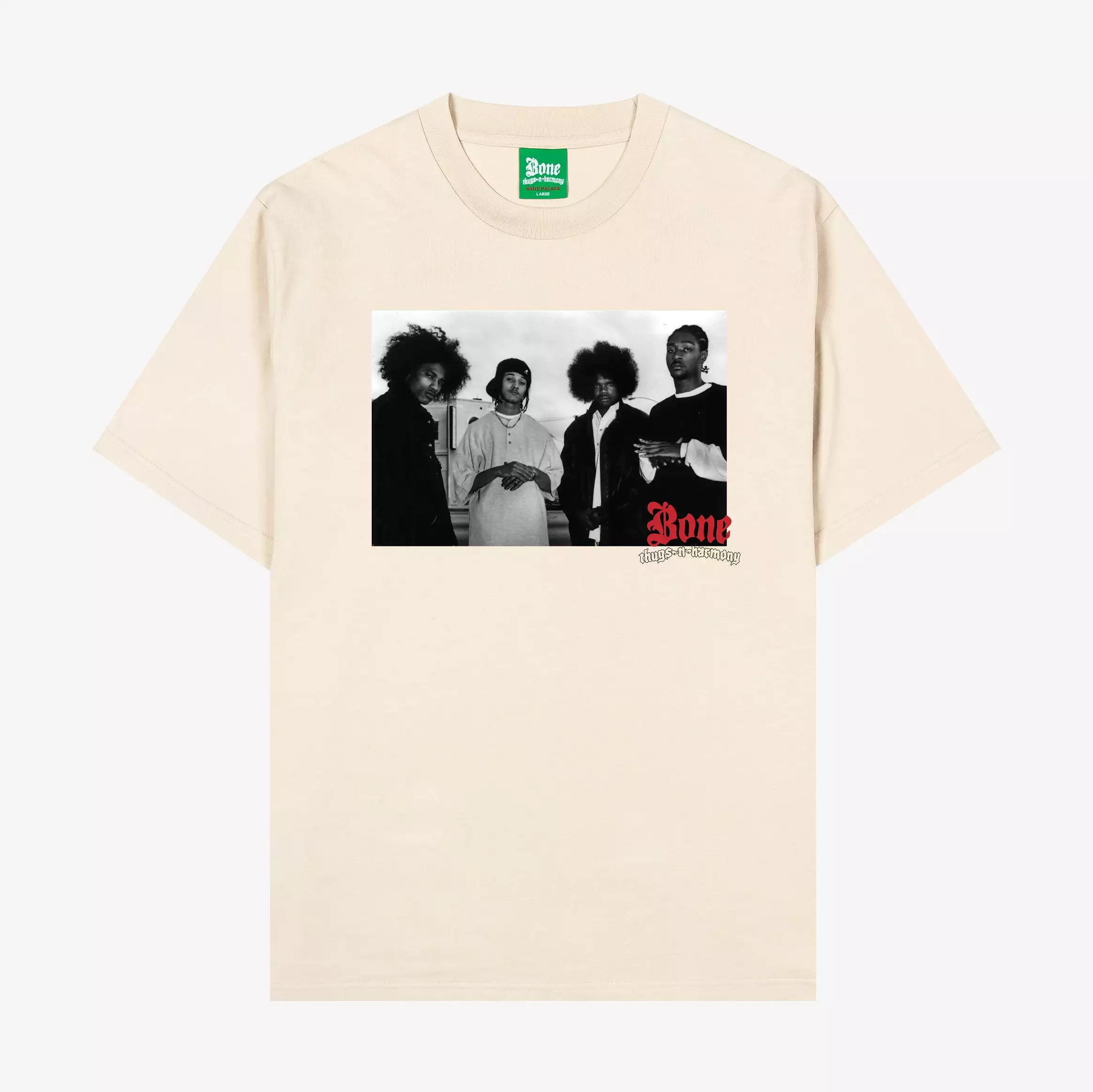 SP x Bone Thugs N Harmony First Of The Month Mens Short Sleeve Shirt (Beige/Brown)