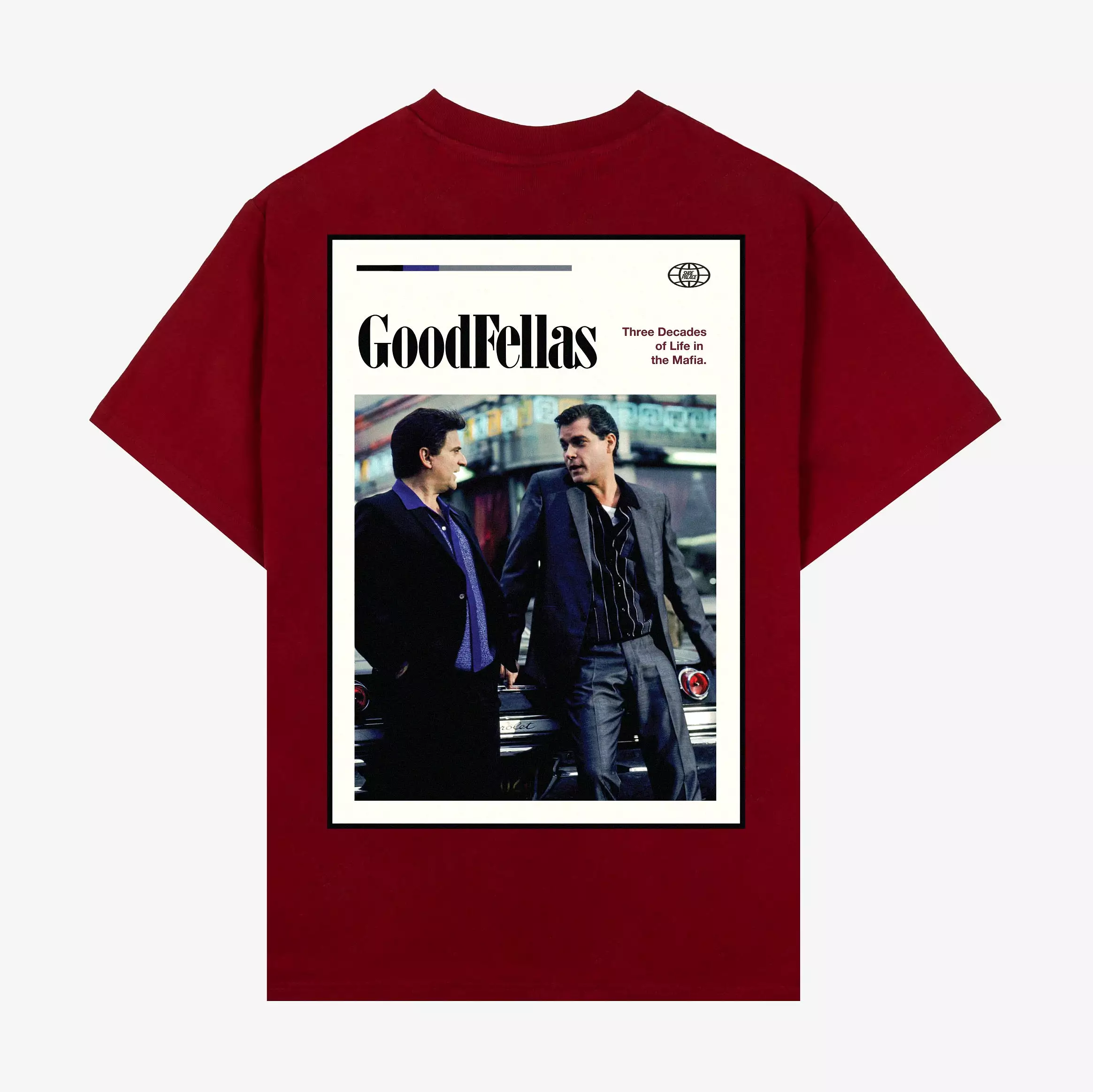 SP x Goodfellas Three Decades Of Life Mens Short Sleeve Shirt (Burgundy)