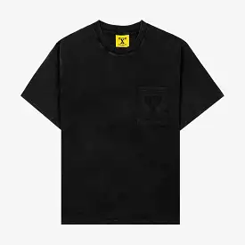 SP x Malcom X Pocket Mens Short Sleeve Shirt (Black/Grey)