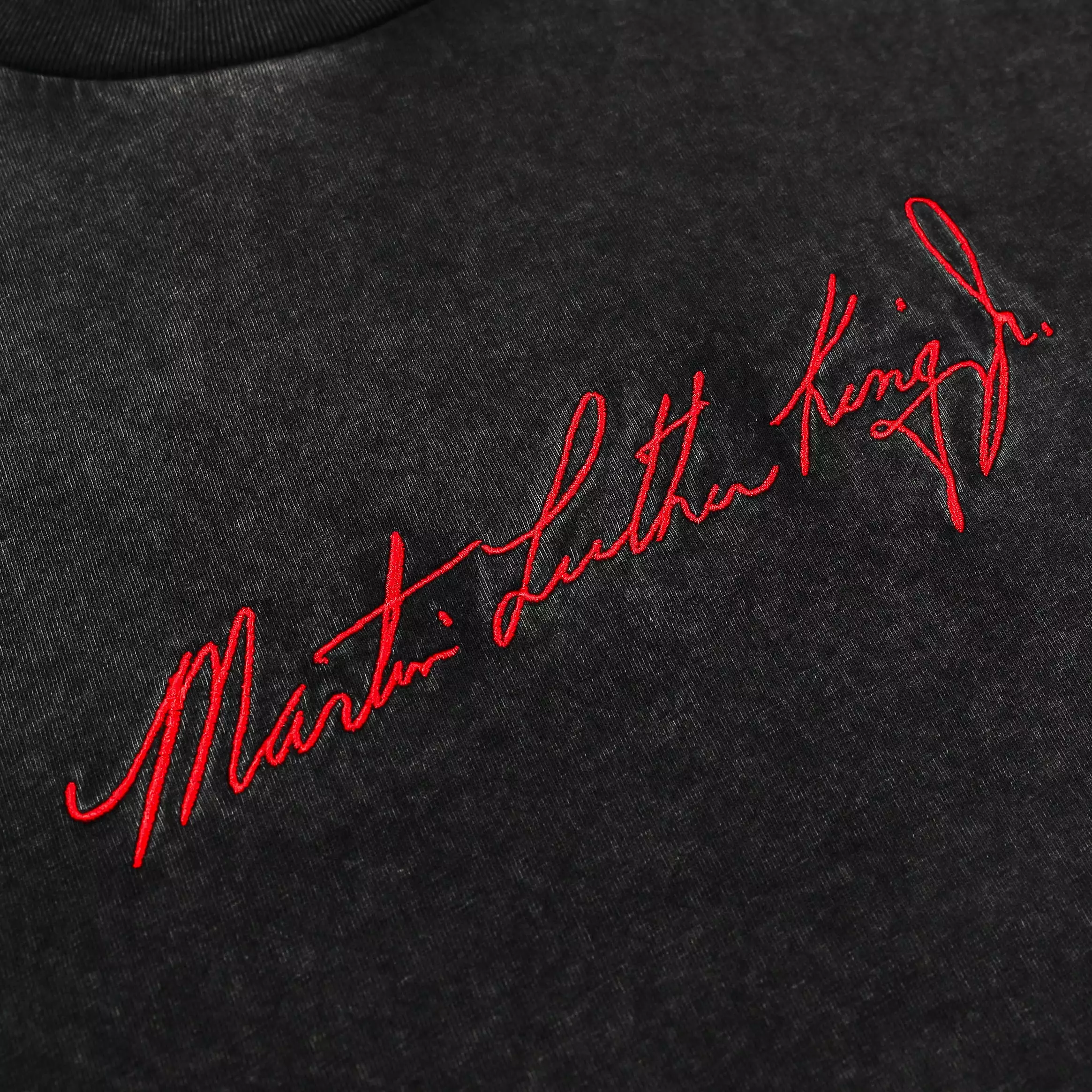 SP x MLK The Mic Mens Short Sleeve Shirt (Black/Red)