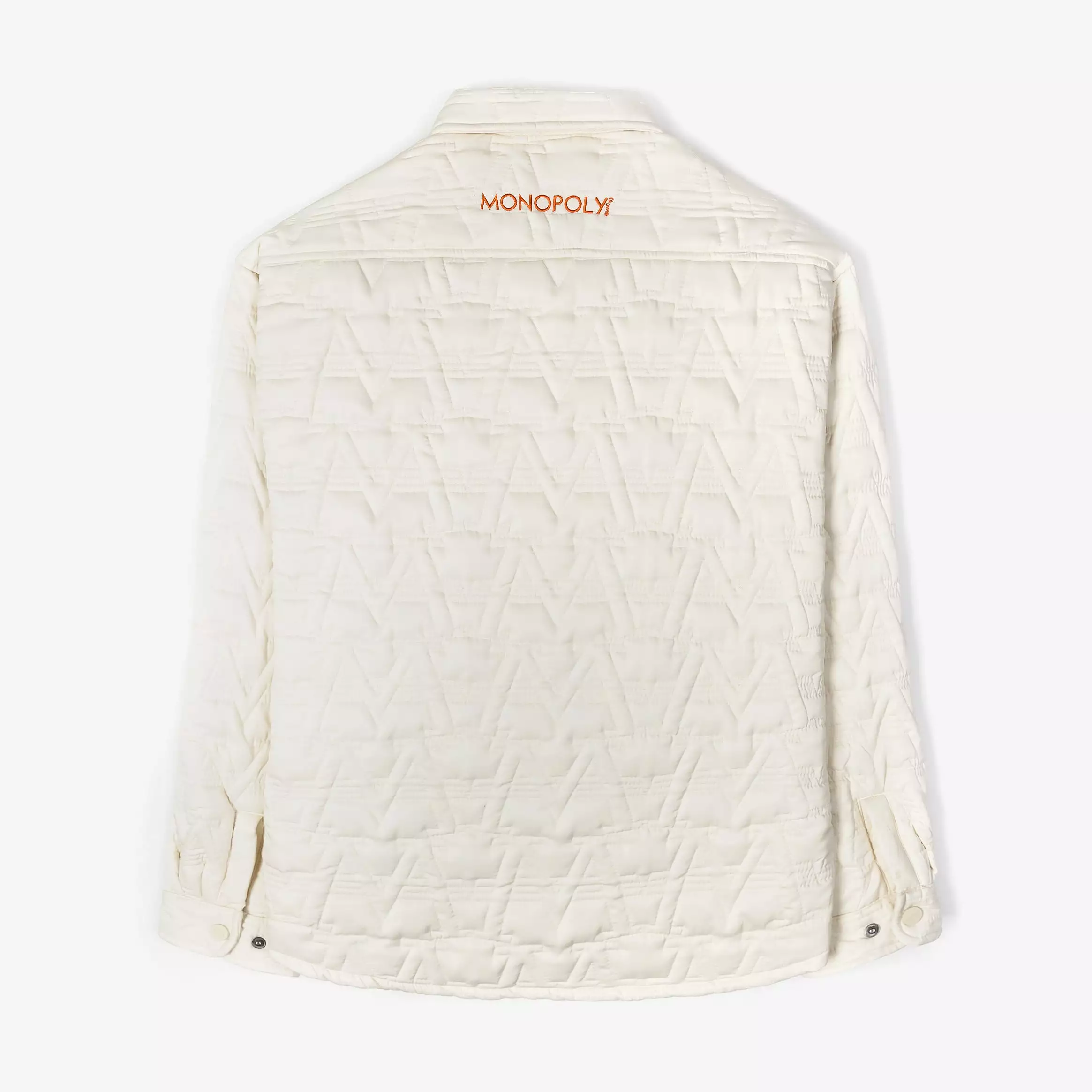 SP x Monopoly Quilted Mens Jacket (Beige/Orange)