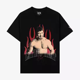 SP x WWE Latino Heat Mens Short Sleeve Shirt (Black/Red)