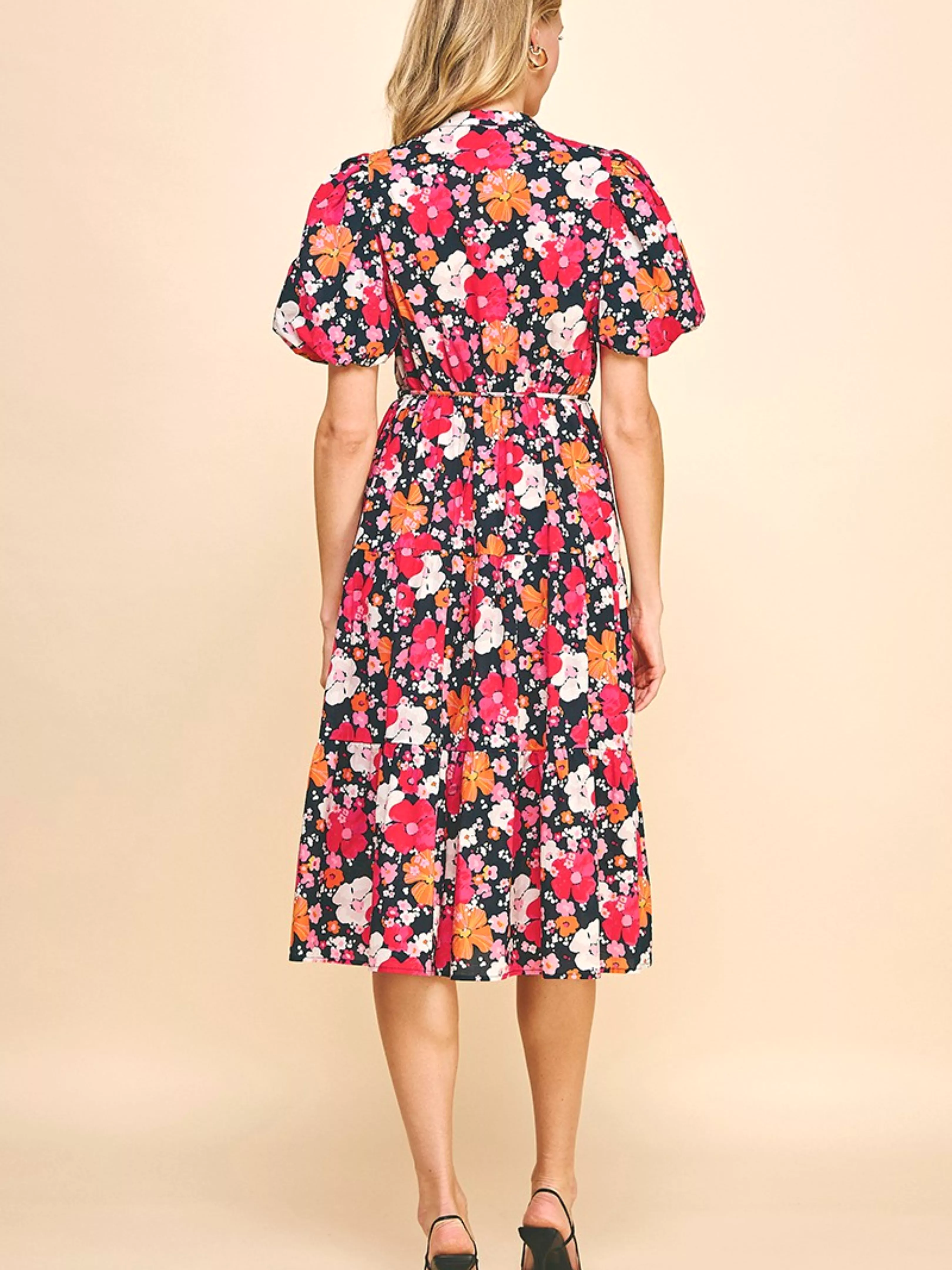 Spring in Bloom Midi Dress