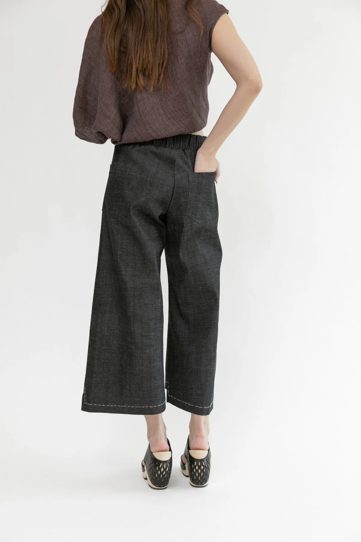 Step Stitch Crop Pants V2 | Dirty Denim