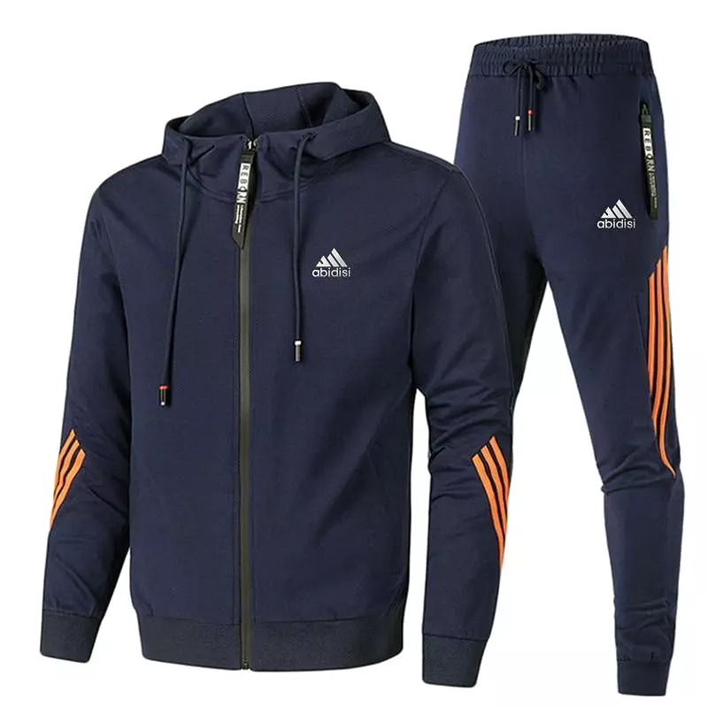 Striped Tracksuits-Sports Outfit Sets