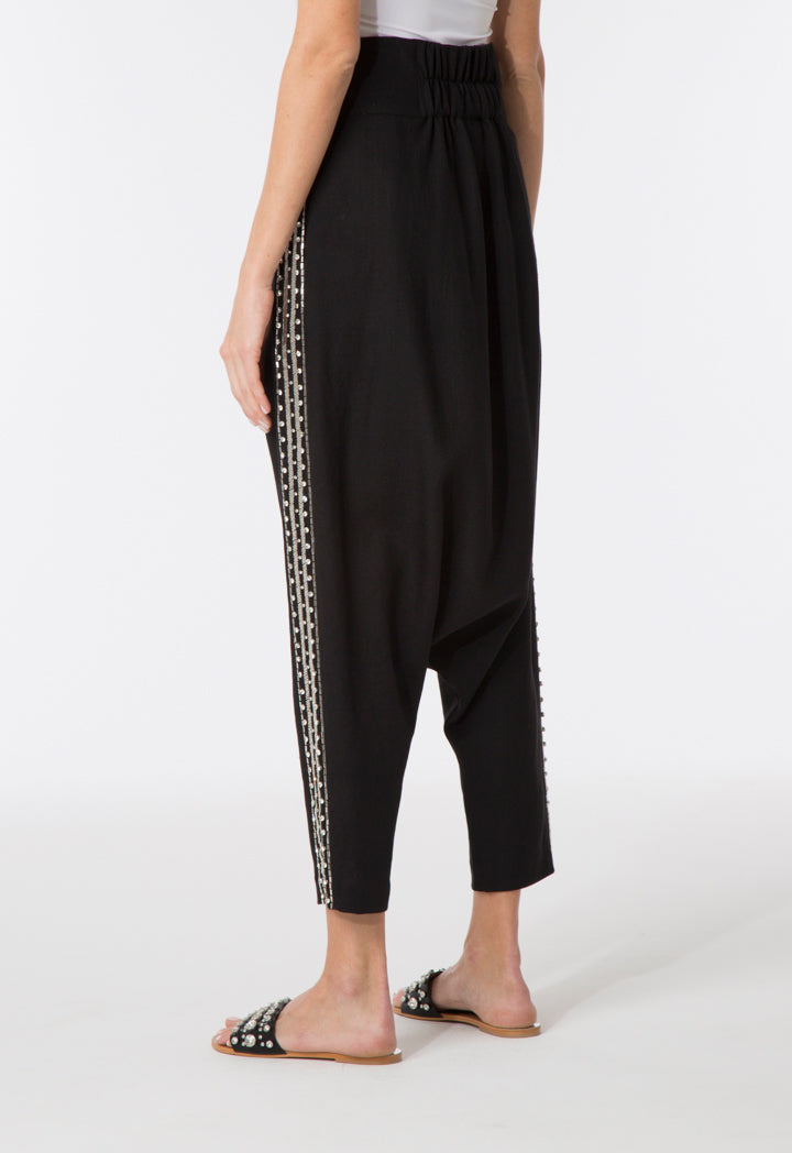 Studded Drop Bottom Trouser