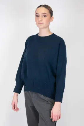 Tensione in - Maglia girocollo in misto cashmere con orlo stondato