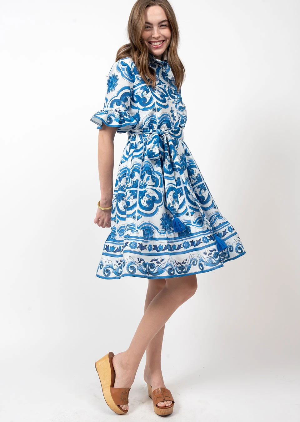 Tile Pattern Dress