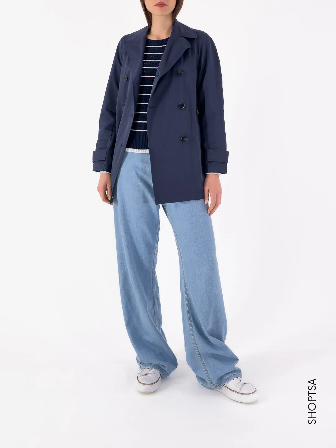 Trench antigoccia blu WEST - EMME Marella