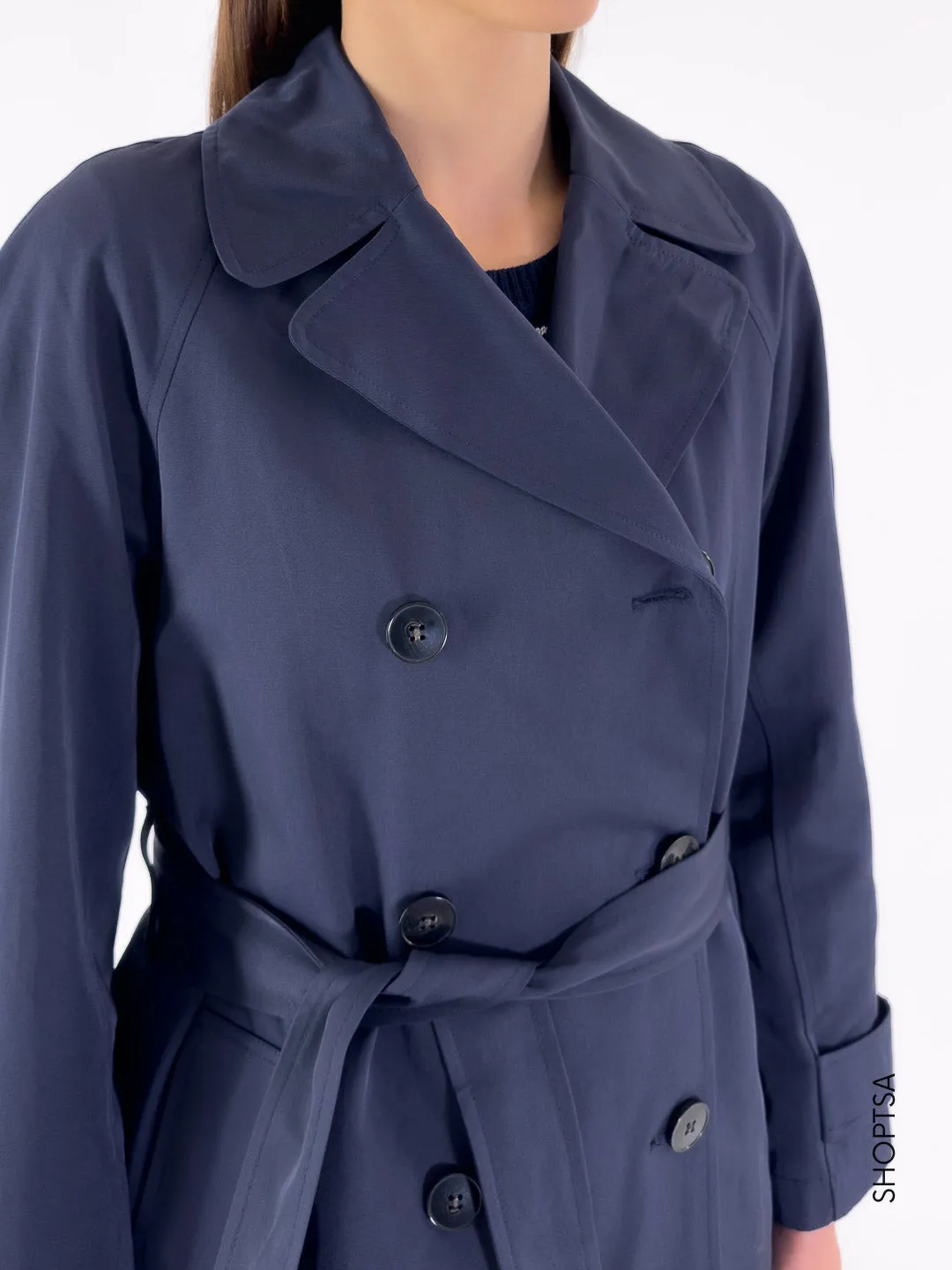 Trench antigoccia blu WEST - EMME Marella